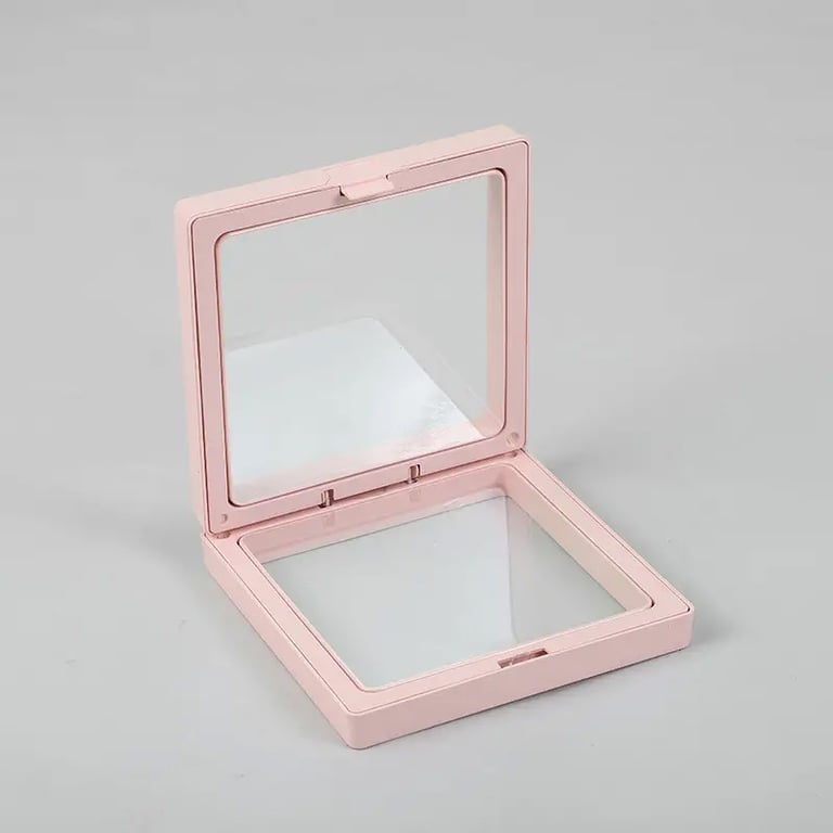 Small 3D Floating Frame Display - Pink Wall Art Home Decor Photo Display