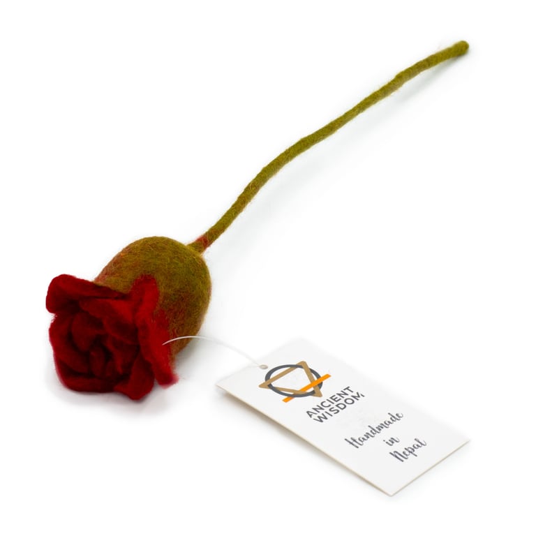 Felt Flowers - Red Roses - Premium Quality Decorative Items