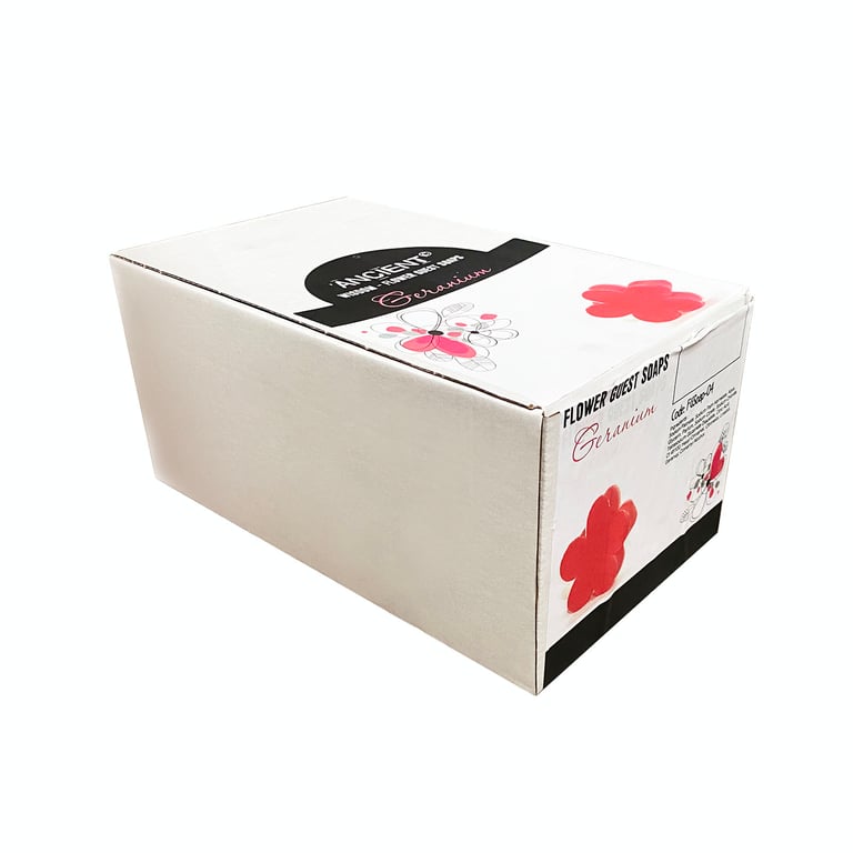 Geranium Flower Guest Soaps - Natural Fragrance Bathroom Soap with Home Fragrance Scent