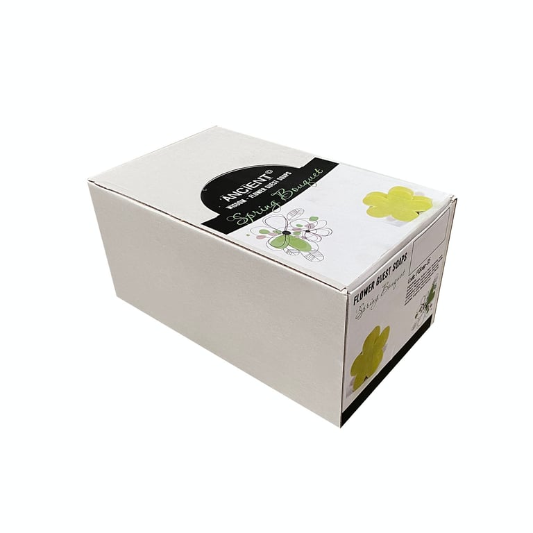 Spring Bouquet Flower Guest Soaps - Home Fragrance for Bath & Body, Floral Scented Soap for Guest Bathroom Use