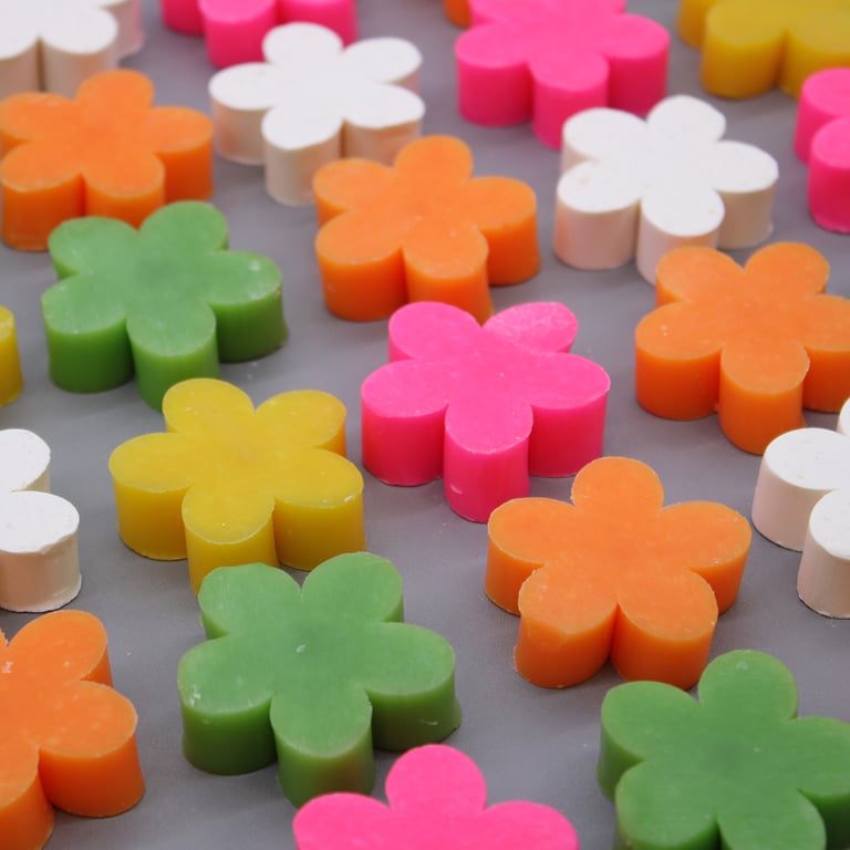 Spring Bouquet Flower Guest Soaps - Home Fragrance for Bath & Body, Floral Scented Soap for Guest Bathroom Use