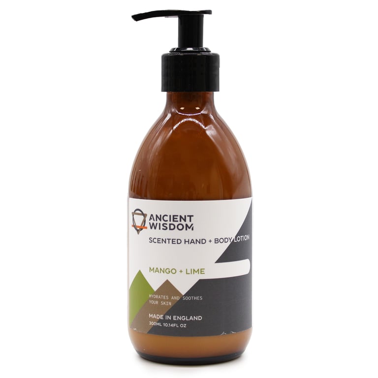Mango & Lime Natural Body Lotion 300ml - Hydrating Skincare for Soft, Smooth Skin