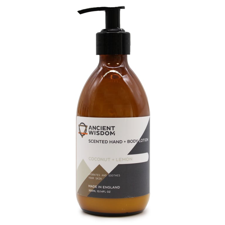 Coconut & Lemon Moisturizing Skincare Lotion 300ml - Natural and Hydrating