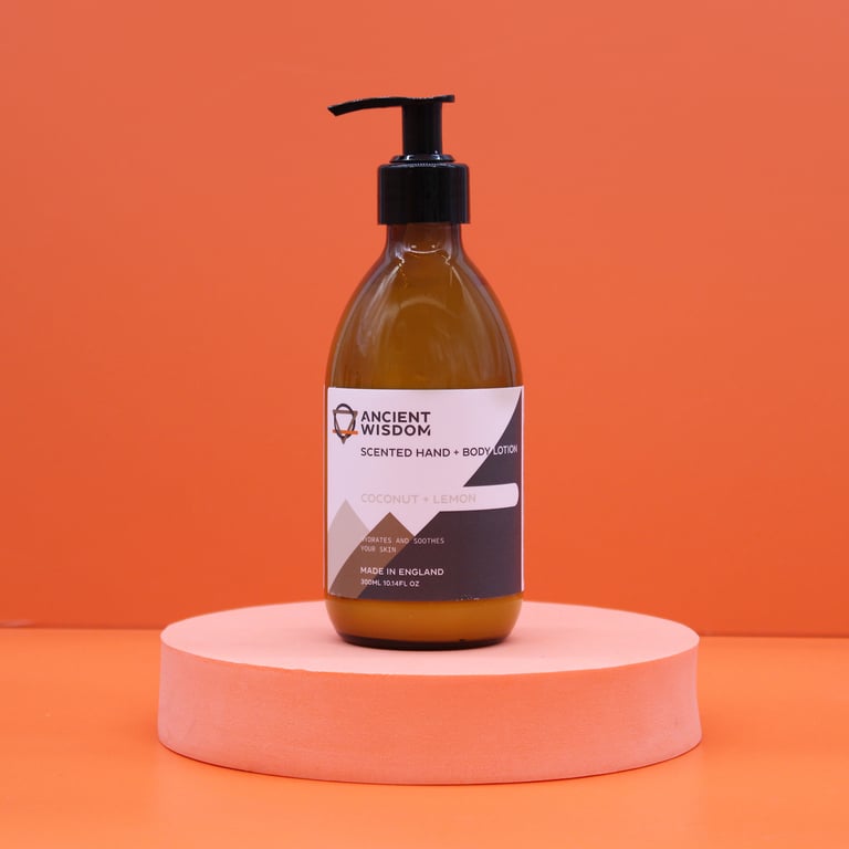 Coconut & Lemon Moisturizing Skincare Lotion 300ml - Natural and Hydrating