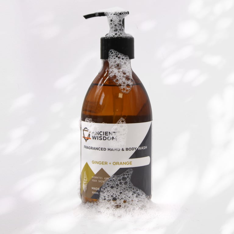 Mango & Lime Moisturizing Hand and Body Wash 300ml - Natural Scented Soap