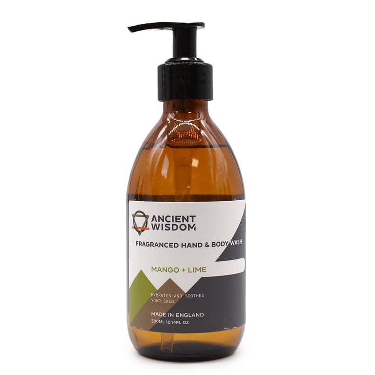 Mango & Lime Moisturizing Hand and Body Wash 300ml - Natural Scented Soap