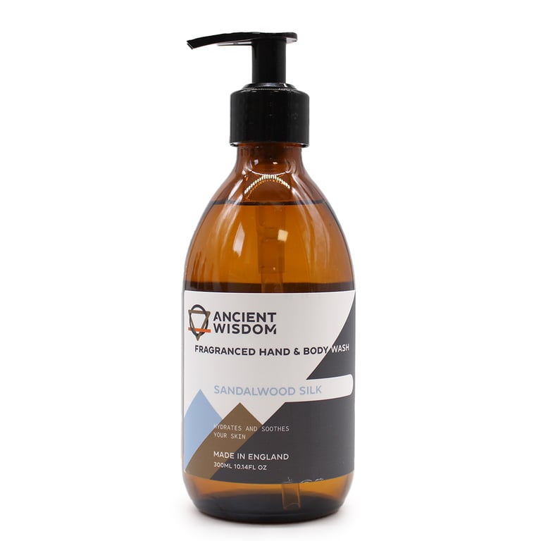 Sandalwood Silk Hand & Body Wash 300ml - Natural Moisturizing Fragrance
