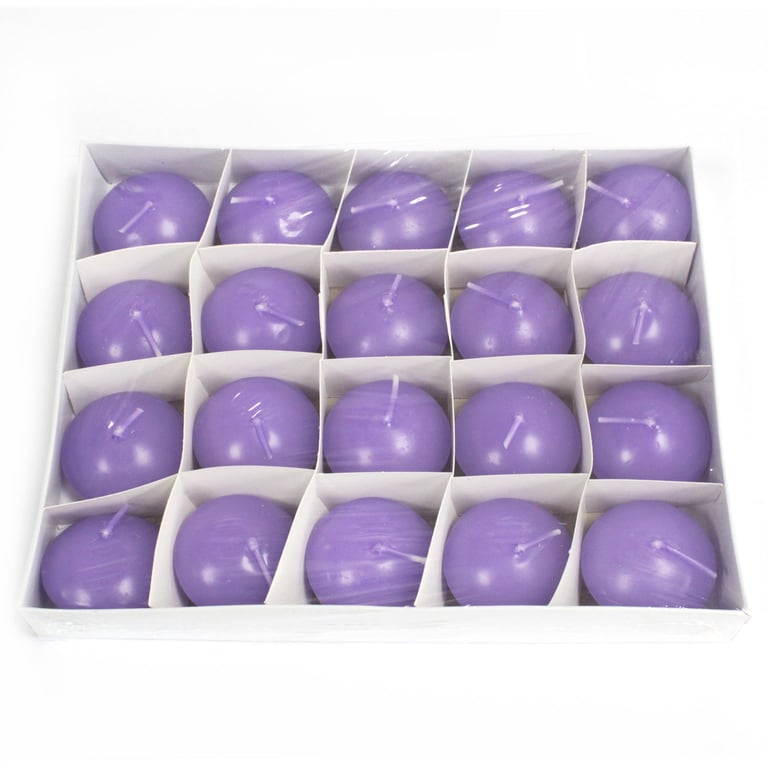 Small Floating Lilac Candle - Elegant Decorative Home Fragrance