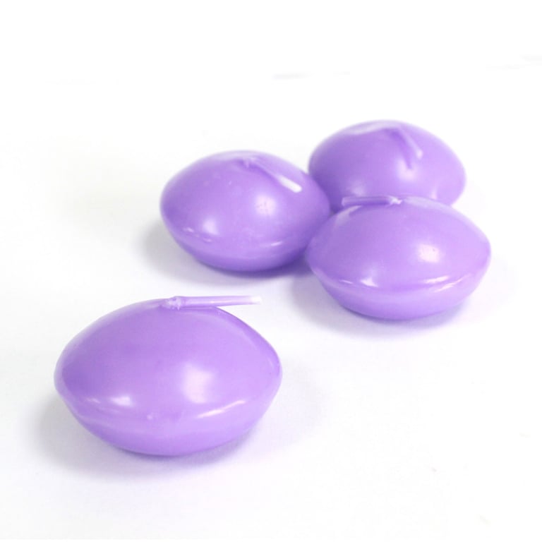 Small Floating Lilac Candle - Elegant Decorative Home Fragrance