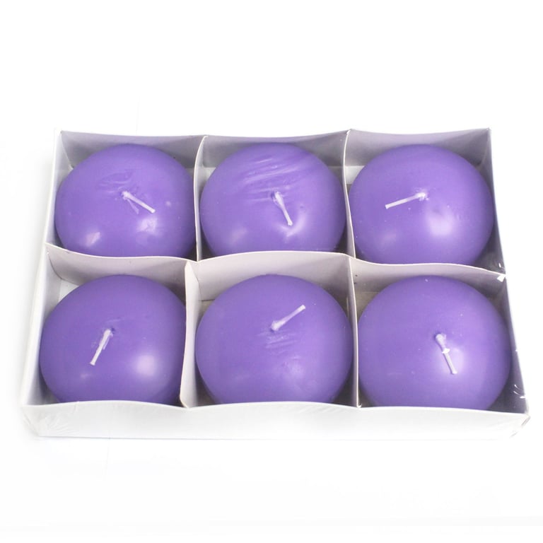 Large Floating Lilac Scented Home Decor Candle - Perfect Indoor Decoration