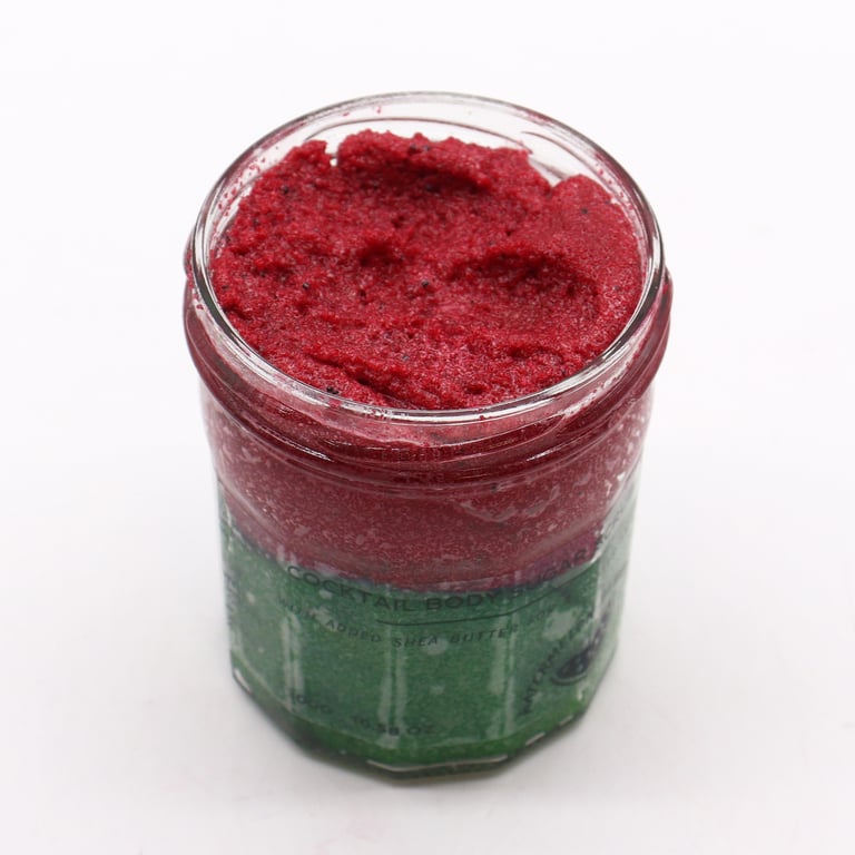 Fragranced Sugar Body Scrub - Watermelon Daquiri 300g Exfoliating Hydrating Body Treat