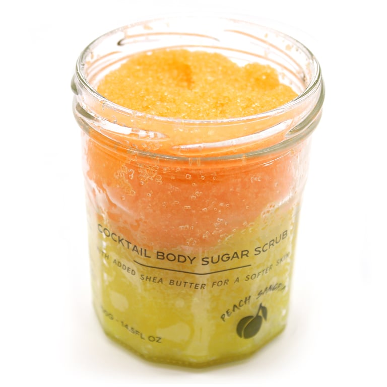 Peach Sangria Fragranced Sugar Body Scrub 300g - Exfoliating Scented Skin Treatment