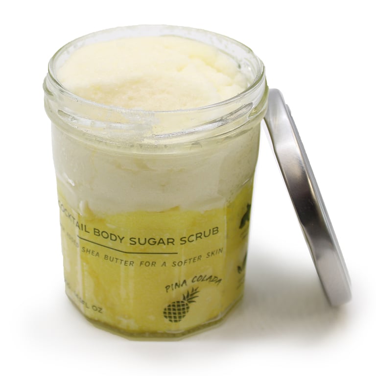 Fragranced Pinacolada Sugar Body Scrub 300g - Moisturizing Exfoliant for Smooth Skin