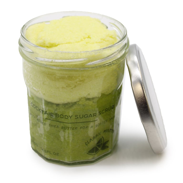 Fragranced Sugar Body Scrub - Classic Mojito Moisturizing Exfoliant 300g