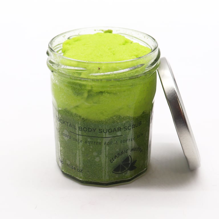 Fragranced Sugar Body Scrub - Classic Mojito Moisturizing Exfoliant 300g