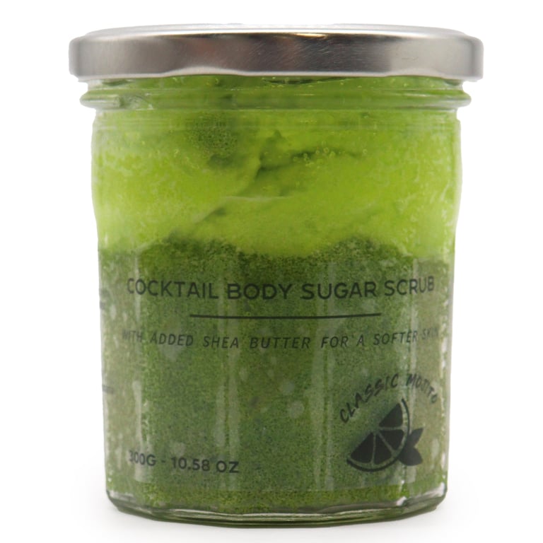 Fragranced Sugar Body Scrub - Classic Mojito Moisturizing Exfoliant 300g