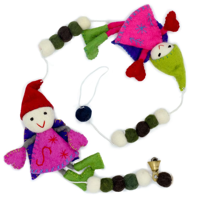 Felt Wall Art - Fairy Angel Decor - Handcrafted