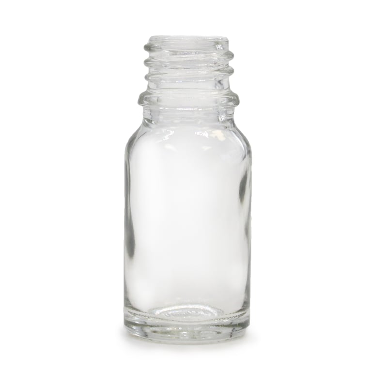 10ml Clear Glass Perfume and Cosmetic Bottle - Essential Oil Container, Liquid Bottles for Sale