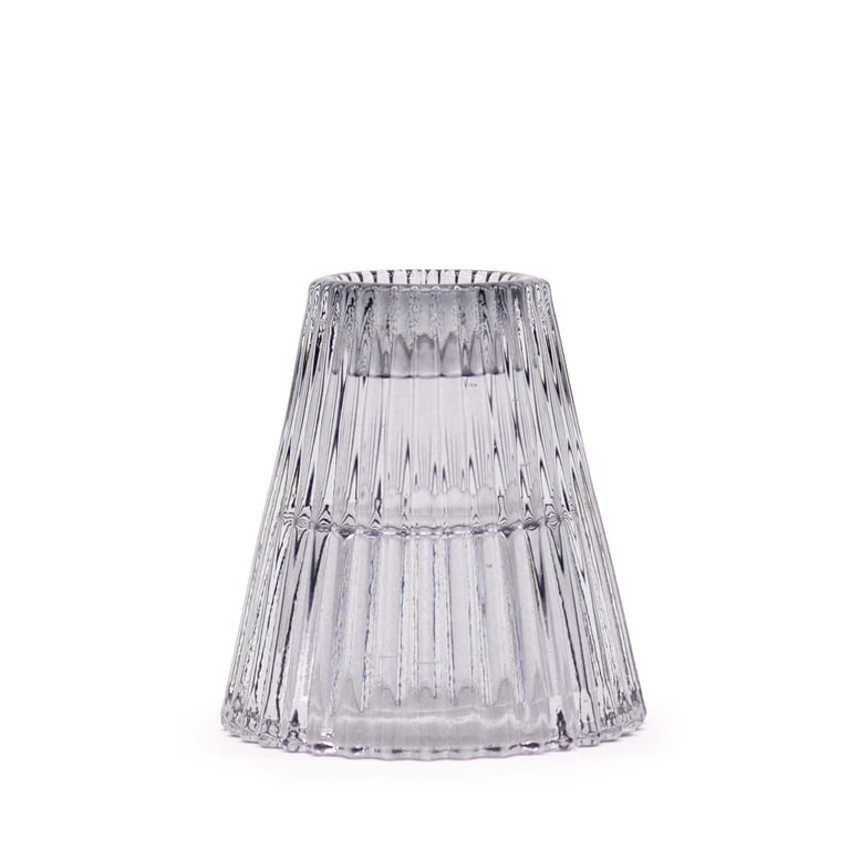 Midnight Grey Flip Dinner Candle Tealight Holder - Modern Home Decor Accent