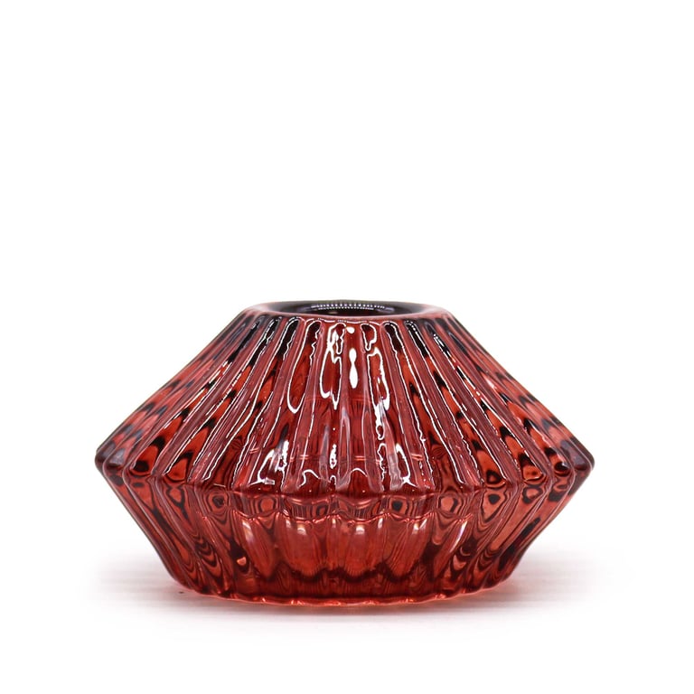 Vampire Red Flower Flip Dinner Candle Tealight Holder - Elegant Home Decoration