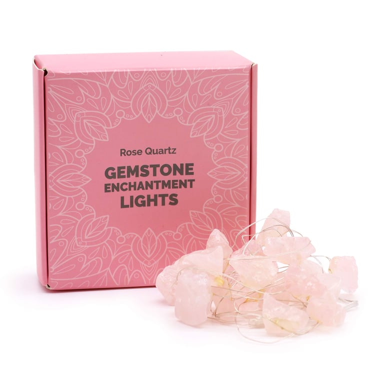 Rose Quartz Gemstone Enchantment Light - Ambient Mood Illumination