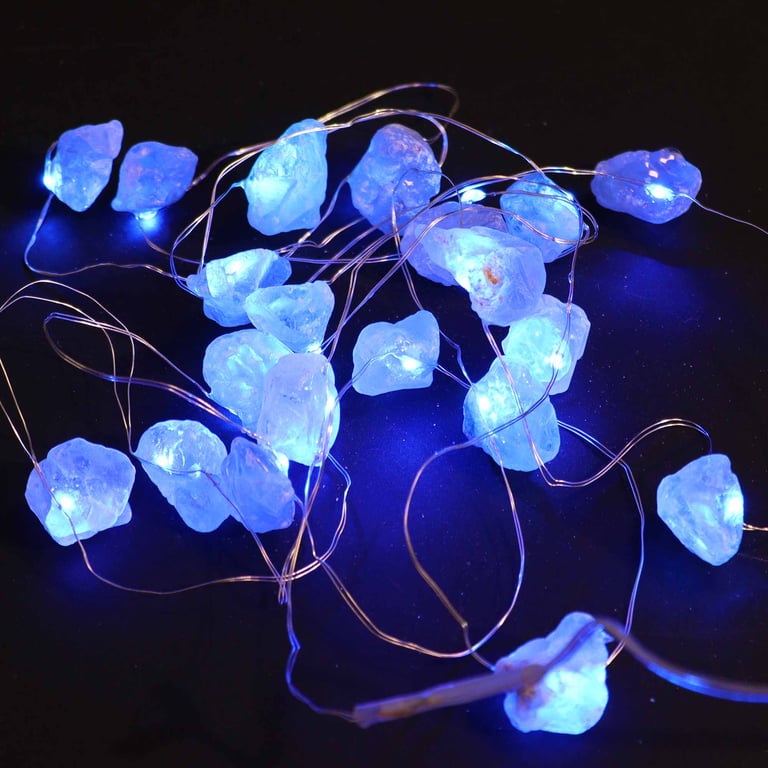 Celestite Gemstone Enchantment Light - Radiant Ambience by Your Brand