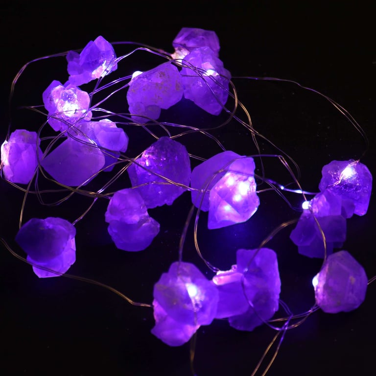 Amethyst Gemstone Enchantment Light - Aesthetic Ambience by Your Brand