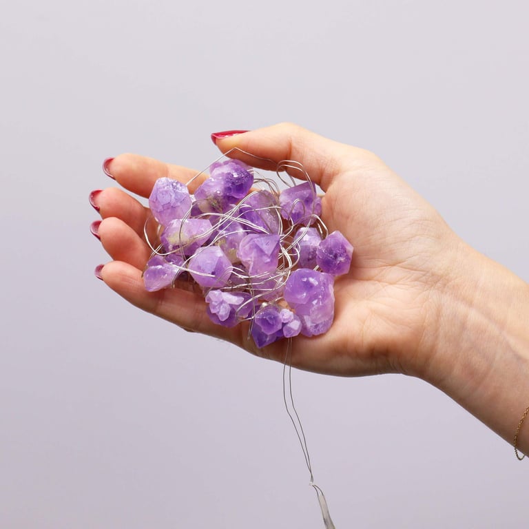 Amethyst Gemstone Enchantment Light - Aesthetic Ambience by Your Brand