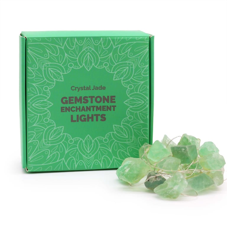 Jade Gemstone Enchantment Light - Radiant Crystal Ambiance