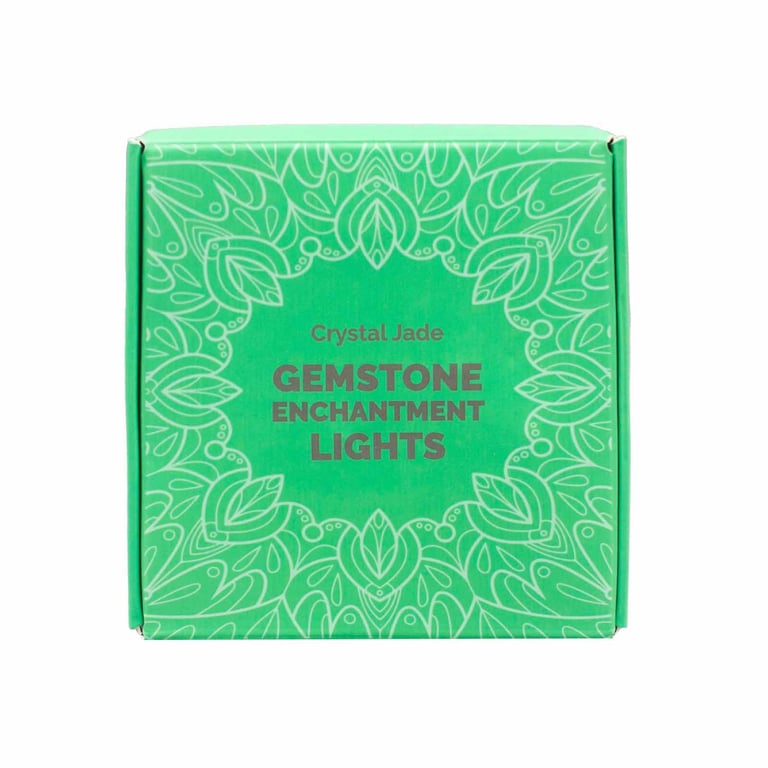 Jade Gemstone Enchantment Light - Radiant Crystal Ambiance
