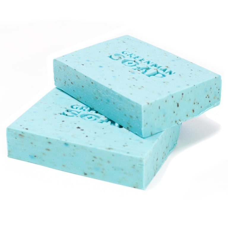 Greenman Morning Fresh Natural Handmade Fragrance Soap 100g Slice