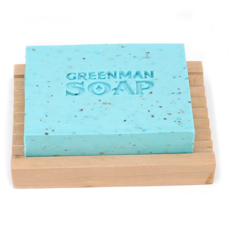 Greenman Morning Fresh Natural Handmade Fragrance Soap 100g Slice