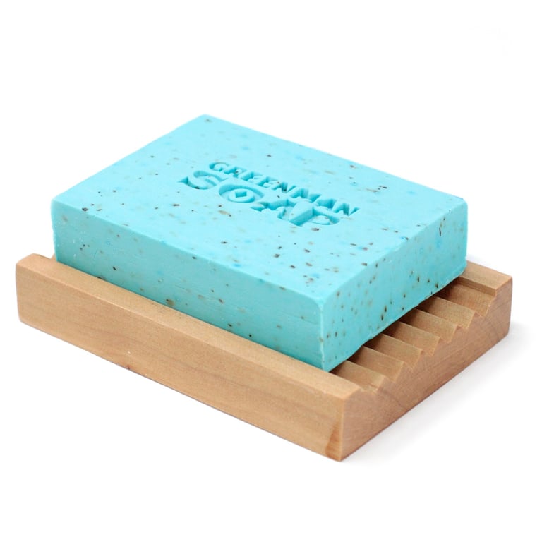 Greenman Morning Fresh Natural Handmade Fragrance Soap 100g Slice