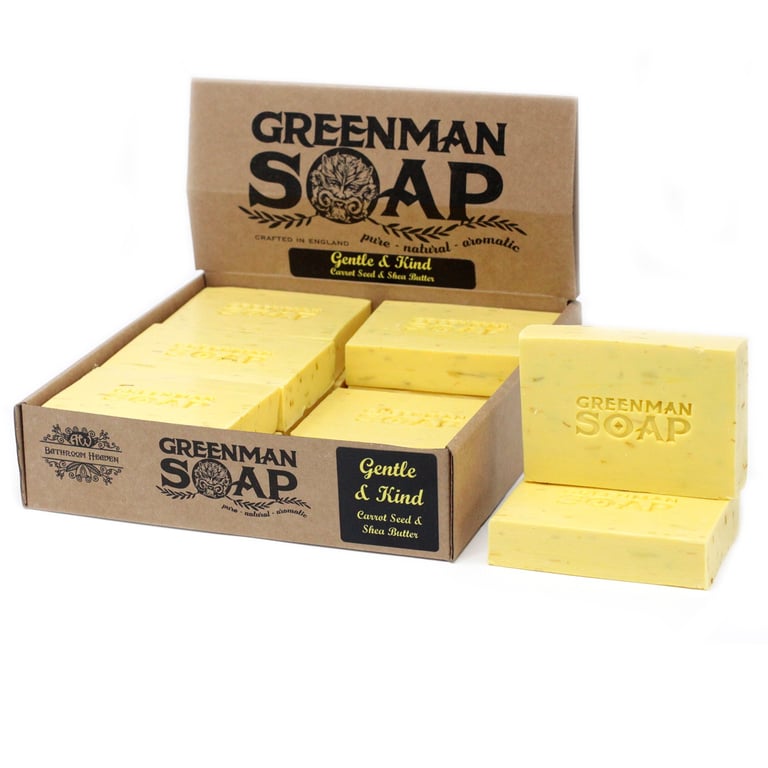 Greenman Soap Slice 100g - Gentle & Kind Natural Soap Bar for Home Garden Use