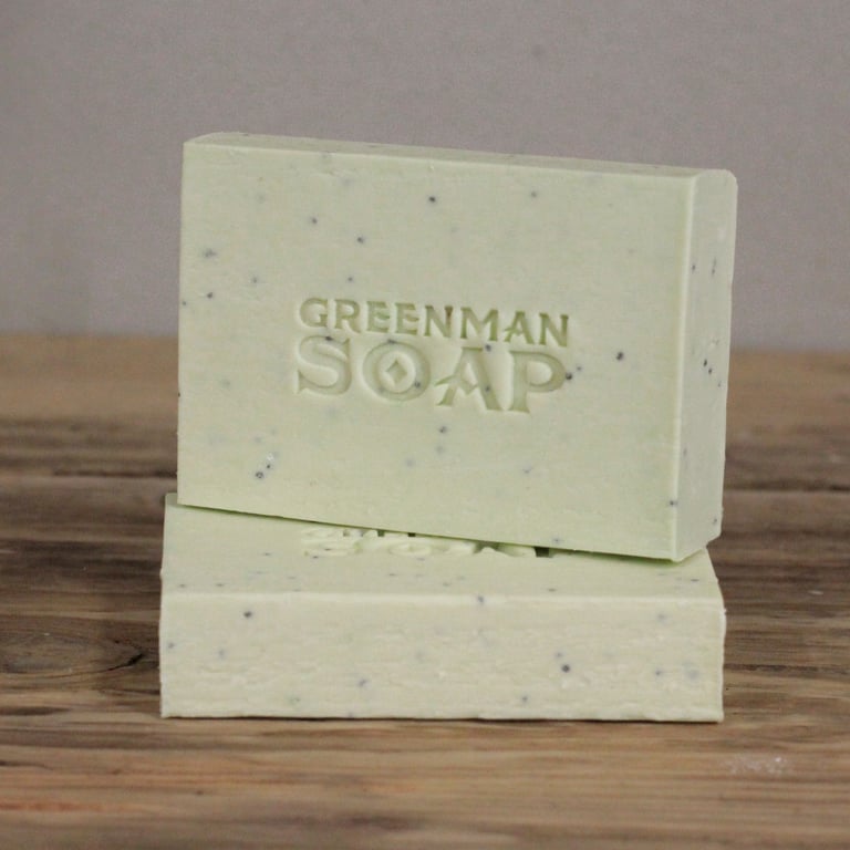 Greenman Antiseptic Soap Slice - 100g Spot Cleaning and Hand Sanitizer Bar
