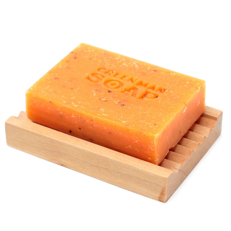 Moroccan Argan Greenman Soap Slice 100g - Natural Organic Skincare Soap