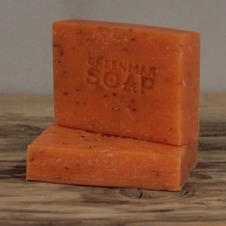 Moroccan Argan Greenman Soap Slice 100g - Natural Organic Skincare Soap