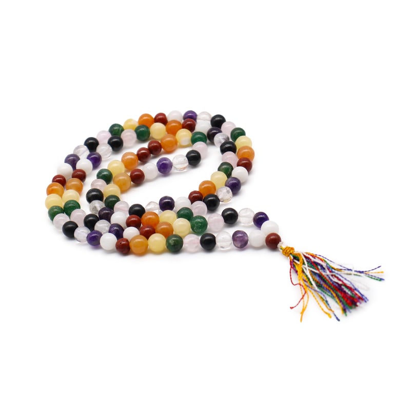 108 Bead Astro Mala (9 Planets) - Cosmic Alignment Jewelry
