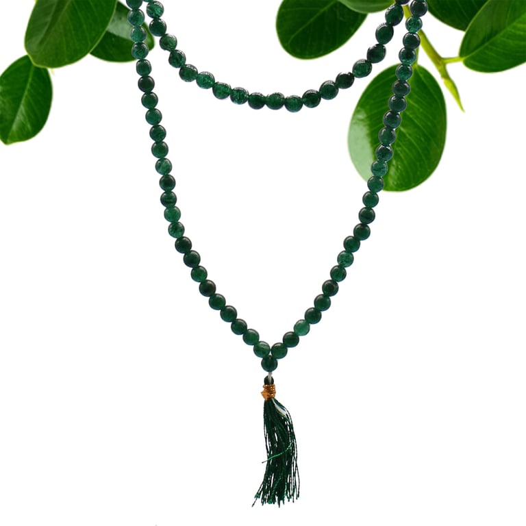 Jade 108 Bead Mala - Durable & Spiritual, Premium Quality