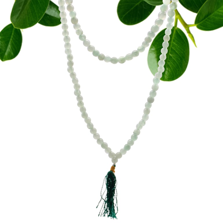 Green Aventurine 108 Bead Mala - Spiritual Wellness