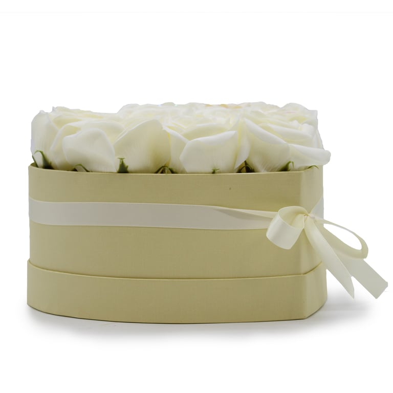 13 Cream Rose Soap Bouquet - Handcrafted by Heart
