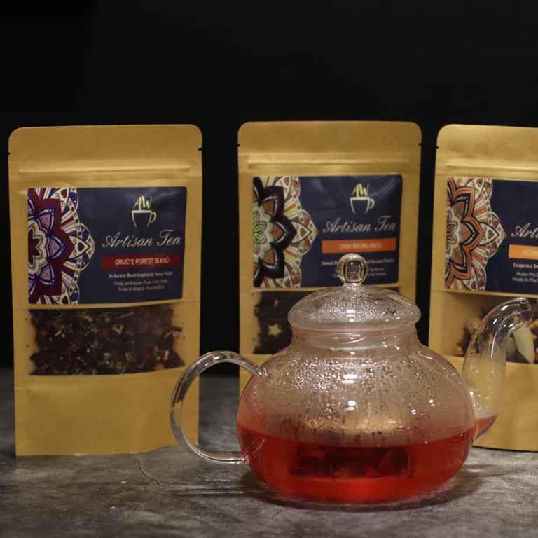 800ml Glass Infuser Teapot (Round Pearl) - Premium Brewing Experience