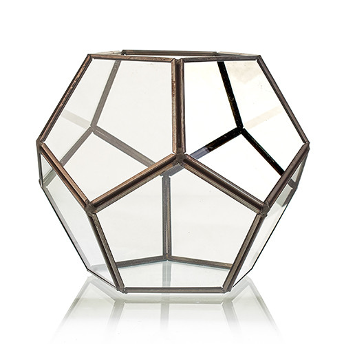 Large Octagon Glass Terrarium - Spacious & Stylish Habitat
