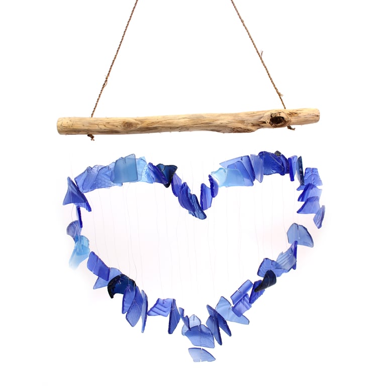 Decorative Blue Love Chime - Handcrafted Sound Enhancer