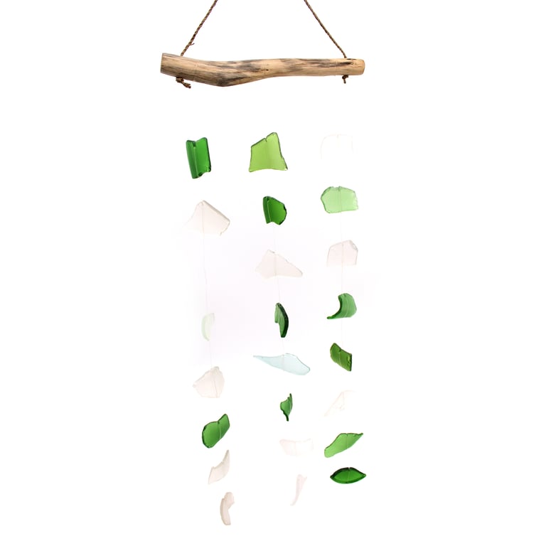 3-Piece Jewelry Set - Green & White - Three Drop