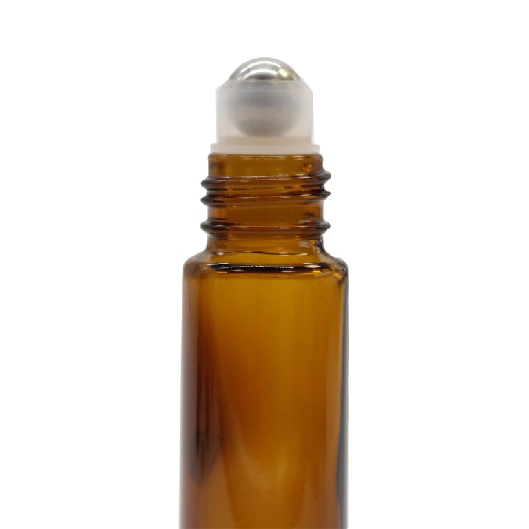 10ml Amber Roller Bottles - Essential Oil Storage and Fragrance Perfume Containers