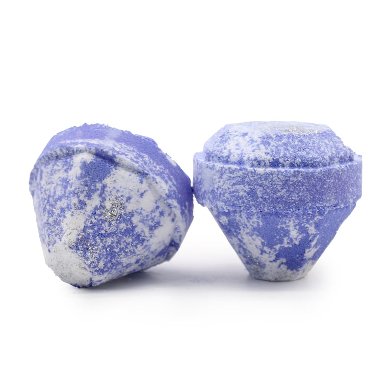 Gemstone Bath Bomb - Raspberry & Pomegranate Scented Luxury Bathing Experience