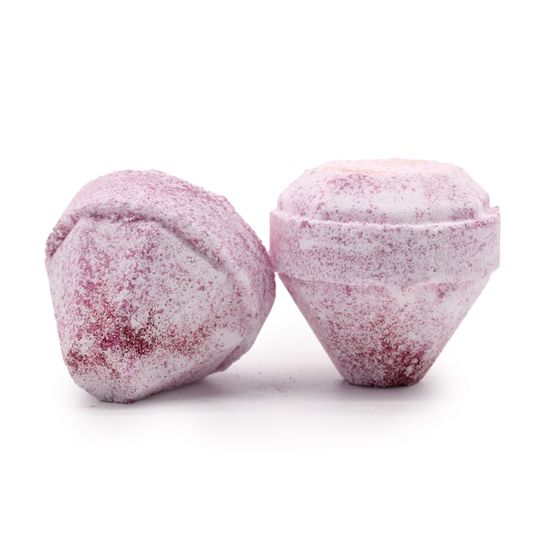 Gemstone Very Berry Scented Bath Bomb for Relaxation and Bliss