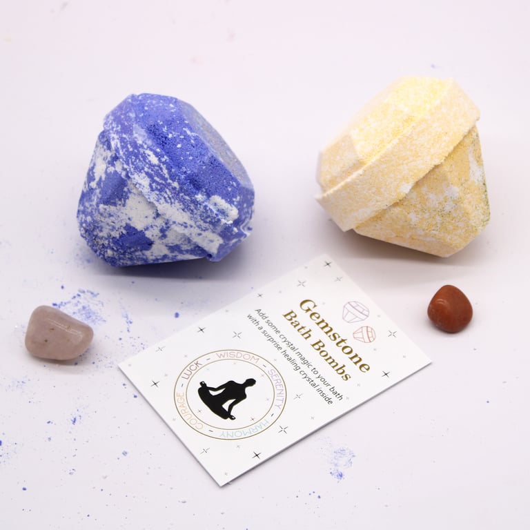 Luxury English Gemstone Bath Bomb - Mistress Fragrance Scented Bath Bliss