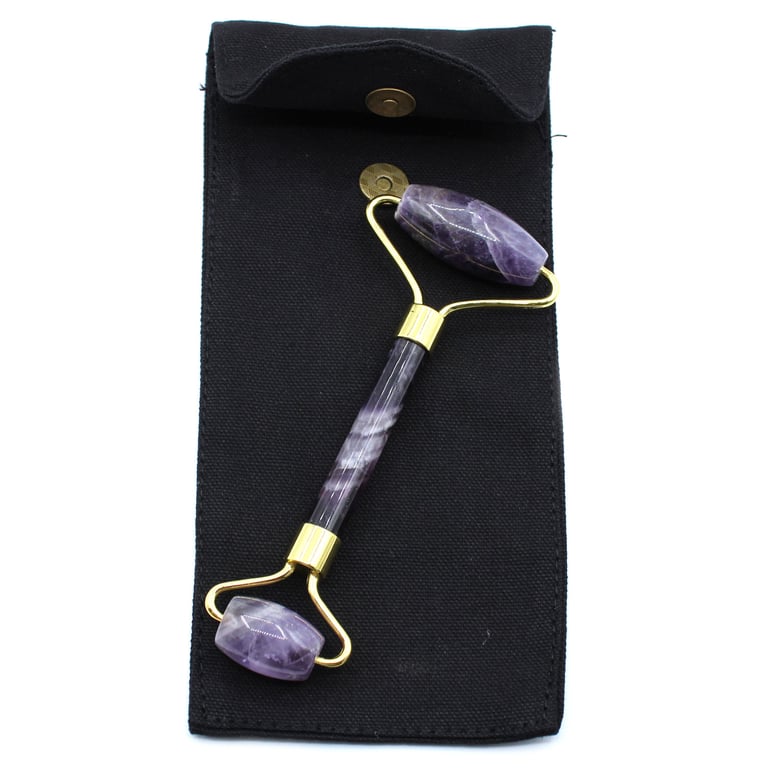 Amethyst Face Roller - Skin Refreshing & Relaxing Tool
